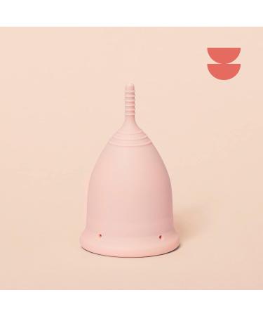 Buy Divine Soft Pink Menstrual Cups - Eco-Friendly Comfortable & Reusable (Size L) - Buy Online on GoSupps.com