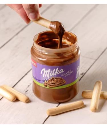 Milka Hazelnut and Cocoa Spread made with 100% Alpine milk and sunflower oil 600g - Buy Online on GoSupps.com