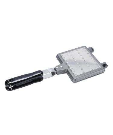 Zerodeko Waffle Pan Breakfast Sandwich Maker Egg Sandwich Stovetop Waffle Iron Waffle Iron Pan Cheese Sandwich Toaster Waffle Maker Metal Waffle Mold Cake Non Stick Pan Aluminum Alloy