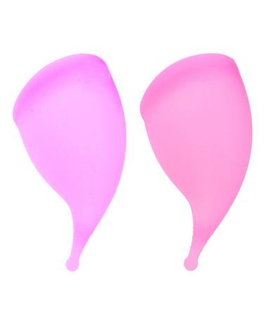 2pcs Silicone Female Silicone Cups Purple Soft Rubber Large