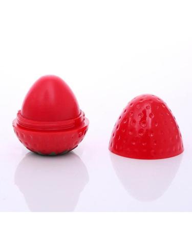 24 Pieces Lip Balm Strawberry Lovely Shaped Women Girl Lip Balm Lasting Moisturizing Lip - Buy Online on GoSupps.com