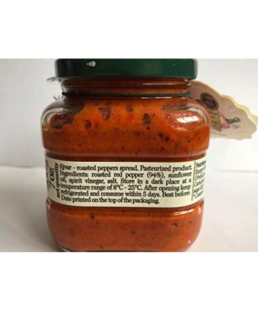 Granny's Secret Ajvar Roasted Peppers - Authentic Serbian Spread 3 Pack (200g Each) - Buy Online Internationally - Buy Online on GoSupps.com