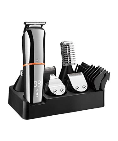 Hair Cutting Tool Digital Display All in one Hair Trimmer for Men Nose Eyebrow Beard Trimmer Body Groomer Electric Hair Clipper Set