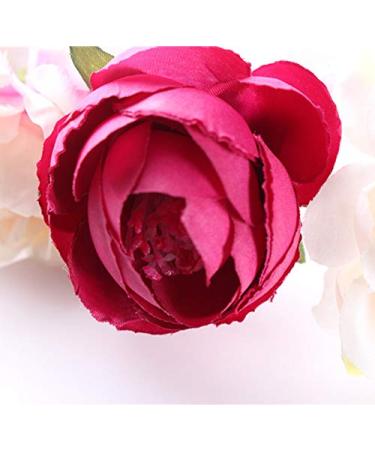 Moamun 3PCs Handmade Flower Floor Crown | Bridal Floral Halo Headband for Weddings & Photo Shoots - Buy Online on GoSupps.com