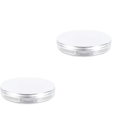 POPETPOP POPETPOP 4 Pieces Loose Powder Box Sample Containers Bulk Powder Puff Small Plastic Container Powder Container Powder Case 5g Miniature Compact Foundation
