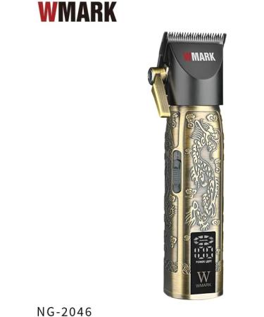 Professional High Speed Hair Clipper 9000RPM | Quiet Rechargeable Hair Trimmer for Men | Zinc Alloy Body | Barber Detail NG-2046 - Buy Online on GoSupps.com