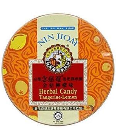 Nin Jiom Herbal Candy Tangerine Lemon Flavor - 3 Tins | Soothing Herbal Blend | Immune Support - Buy Online on GoSupps.com