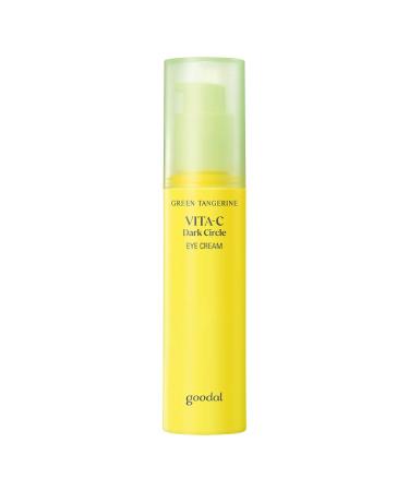 GOODAL Green Tangerine Vitamin C Eye Cream - Dark Circle Relief Elasticity Treatment Gentle Anti-Aging & Anti-Wrinkle Care (1.01oz) Ver.2