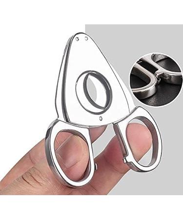 KANDUO Cigar Cutter Stainless Steel Cigar Cutters Double Cut Blade Guillotine Scissors Pocket Cigar Cutters Accessories for Used by Cigar Lovers - Buy Online on GoSupps.com