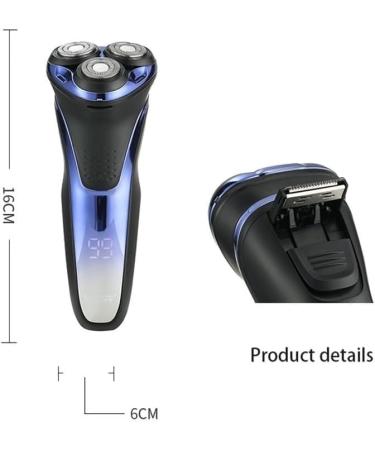 GeRRiT Electric Shavers for Men - Waterproof Rotary 3D Floating Razor & Beard Trimmer | Rechargeable Professional Shaving - Buy Online on GoSupps.com
