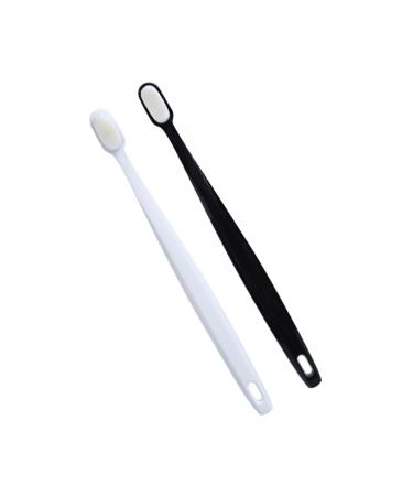 Soesfoufu 2st mouth cleaning women treat toothbrush vegan organic toothbrush portable toothbrushes home tools for tooth cleaning micro-nano toothbrushes soft fur mouth care mother