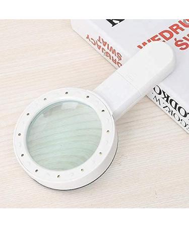 Magnifiers Magnifying Glass Easy to Read Small Font for Mother and Father Led Lighting High Magnification Magnifying Glass Plastic Handle Lofty Ambition - Buy Online on GoSupps.com