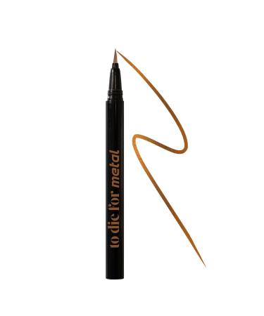 KRASH KOSMETICS KRASH KOSMETICS Eyeliner Bronze To Die For Metal DEAR QUEER Formula Waterproof 24h Long-lasting - Eyeliner Pigmented Colors - Fine Tip Felt Tip Applicator Vegan and Cruelty Free