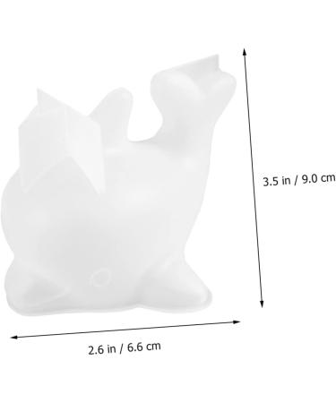 STOBOK 1pc Dolphin Mold 3D Animal Silicone Molds Dolphin Ornament Hand Mold Animal Cake Baking Moulds Ice Cream Mold Decor Epoxy Dolphin Shape Mold Clay White Silica Gel Desktop - Buy Online on GoSupps.com