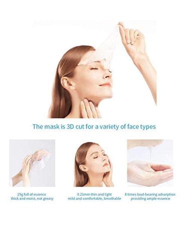 WIS Intensive Hydrating Facial Mask - 24 Pack with Hyaluronic Acid, Collagen, and Oil Control - Deep Moisturizing, Pore Shrink, Firming and Anti-aging - Gifts for Women and Men - Buy Online on GoSupps.com