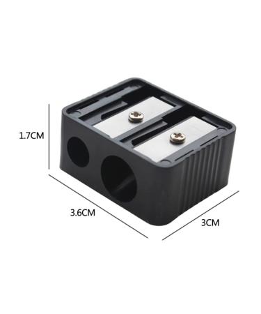 Professional Double Hole Cosmetic Pencil Sharpener for Eyebrow Lip Liner & Eyeliner - Ideal for School & Office Supplies - Buy Online on GoSupps.com