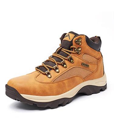 CC-Los Men's Waterproof Hiking Boots Lightweight & All Day Comfort Size 7.5-14 14 Wheat