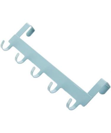 Alipis 2pcs Metal Clothing Rack Towel Hooks Door Towel Rack Clothes Hooks Hook up Multifunction Row Hook Size 1x2pcs Bluex2pcs - Buy Online on GoSupps.com