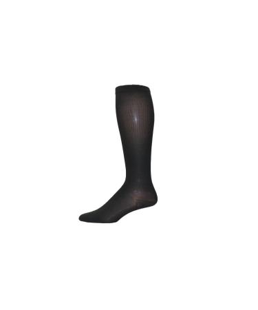 VitaLegs 54306 Mild Compression for Work and Travel-Diabetic Foot Care 1-Count Black Medium Black