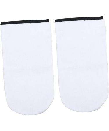 POPETPOP 3 Pairs Work Glove Bath Mitt Manicure Gloves Heated Booties for Gloves for Work Heart Bun for Hair Paraffin Wax Bath Drill Vise was Bath Hand Cover White Care Liner - Buy Online on GoSupps.com