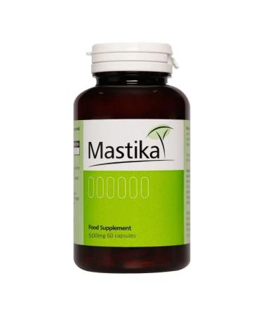 Mastika 500mg Mastic Gum - Pack of 60 Vegetarian Capsules