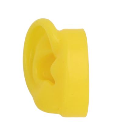 Pair of Yellow Silicone Ear Acupuncture Models - Waterproof, Soft & Bubble-Free - Buy Online on GoSupps.com