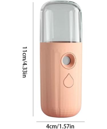 Mini Facial Mister Handheld Face Mist Sprayer Moisturizing USB Recharging Skin Hydration Tool 30ml Pink Handheld Facial Sprayer - Buy Online on GoSupps.com