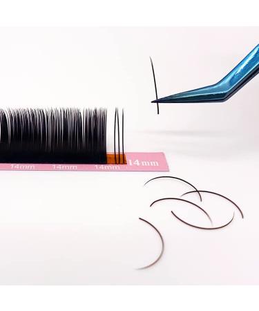 Mink Matte Ellipse Flat Eyelash Extensions 0.20mm C Curl 9mm - Rich Black Soft | Professional Salon Use - Buy Online on GoSupps.com