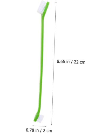 BESPORTBLE 8pcs Double Head Dog Toothbrush Pet Oral Pet Toothpaste Handheld Pets Toothbrush Pet Toothbrush Pp 1 count (Pack of 1) As Shown - Buy Online on GoSupps.com