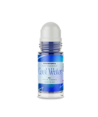 Jersey Botanical 30ml Roll-On Perfume Body Oil - Inspired by Cool Water Essential for Candle Making Soap Making Bath Bombs and More. Undiluted & Alcohol-Free Scented Oil.