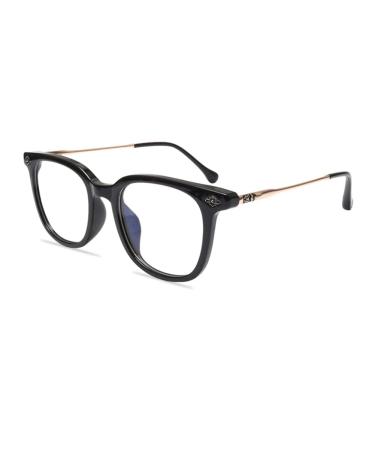 Riccie retro men's reading glasses with anti-blue light HD ultra-thin aspherical resin lenses/anti-fatigue lenses Protective glasses +0.5 to +3.0.01 +0.5 +0.5 01