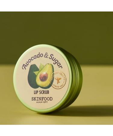 SKINFOOD Gommage l vres l'avocat et au sucre soin hydratant de nuit avec gommage l'avocat et au sucre exfolie parfaitement les l vres pour laisser sortir les l vres lisses et douces 14 g - Buy Online on GoSupps.com