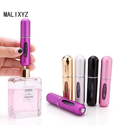 XYZ 6 Pack Mini Refillable Perfume Atomizers - 5ml Travel Spray Bottles (Multicolor) - Ideal for Perfume Lovers - Buy Online on GoSupps.com