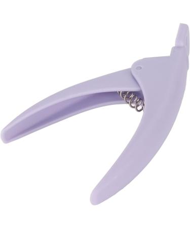 Nail Tip Clipper U Shaped Slices Scissors for DIY Manicure One Line Scissors Tool Cut French Style Acrylic Nail Tools (Violet) - Buy Online on GoSupps.com