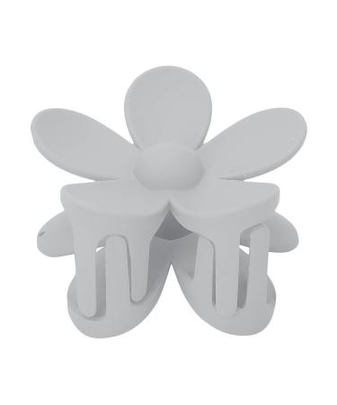 Buy Lightweight Large Flower Claw Clip | Durable Anti-Slip Hair Clip for Women & Girls - Light Gray - International Shipping Available - Buy Online on GoSupps.com