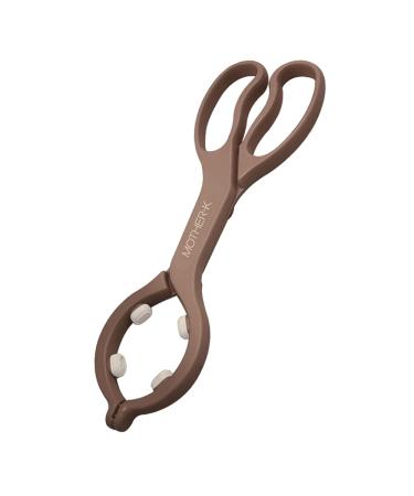 MOTHER-K Baby Bottle Tongs  Scissor Design  Multi-Functional  Anti-Slip & High-Temperature Resistant Pacifier Tongs (Brown)