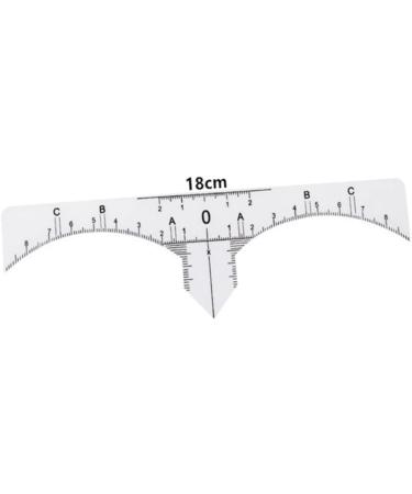 NOLITOY 30 Pcs Microblading Ruler Sticker Scale Ruler Eyebrow Guide Measure Tool Design Ruler Make up - Buy Online on GoSupps.com