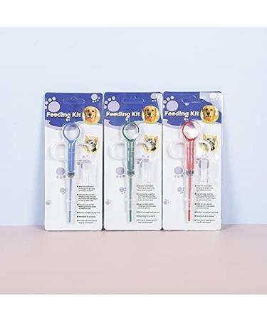 DDBuy Pet Medicine Feeder Silicone Tip Syringes Pills Feeding Dispenser Tool with 2 Soft Silicone Tip Feeding Kit for Dogs Cats Baby Animals (Red) - Buy Online on GoSupps.com