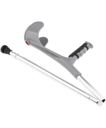 2 Pcs Walking Stick with Adjustable Ergonomic Rod Elderly Accessories for Elbow Crutches Bathing in Sunlight - Buy Online on GoSupps.com