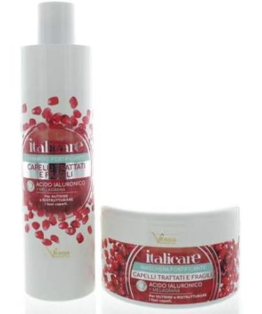  Veana Hyaluronic shampoo + hair mask and hyaluronic gel pomegranate (2 x 500 ml + 1 x 500 ml) + HairBell shampoo + conditioner (2 x 200 ml) promotes hair growth so that hair grows faster. - Buy Online on GoSupps.com