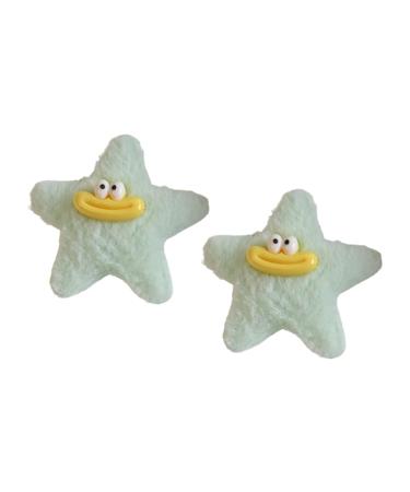 XIAHIOPT Furry Star Hair Clip Funny Clown Hairpin s Star Hairpin Accessories for Women Girls Kids