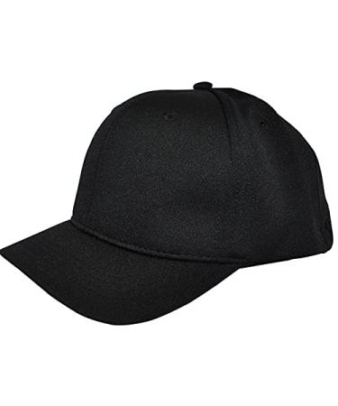 Smitty 4 Stitch Flex Fit Umpire Hat Medium 7 1/4-7 1/2 Black