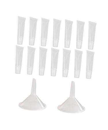 VALICLUD Tubes Cosm tiques Transparents Vides pour de Tubes Entonnoirs Moyens tanches et R utilisables