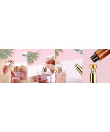 10ML Portable UV Glass Refillable Perfume Bottle With Aluminium Atomizer Spray Empty Containers (GOLD) - Buy Online on GoSupps.com