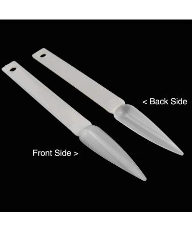 Beauticco 50X Nail Art Tips Colour Pop Sticks Display Fan - Natural Stiletto False Nail Practice Starter Ring - Buy Online on GoSupps.com