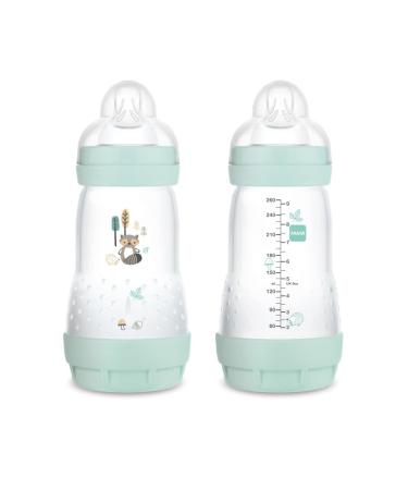 Mam Easy Start Beron set of two bottles ventilated 2 months light blue 21.1 x 14.3 x 7.1 cm 2x 260 ml (2 pieces) Single