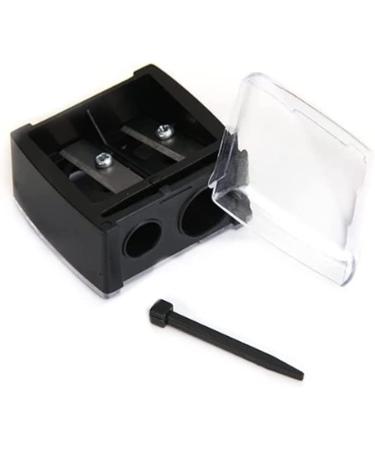 Premium Dual Hole Eyeliner Sharpener - Portable Makeup Pencil Sharpener for Eyebrow & Eyeliner Pencils | International Shipping Available - Buy Online on GoSupps.com