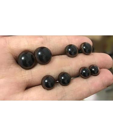 100PCS Brown Plastic Safety Screw Eyes w/ Washer for DIY Toy Making (24mm Diameter) - Doll, Puppet, Bear Craft Accessories - Buy Online on GoSupps.com
