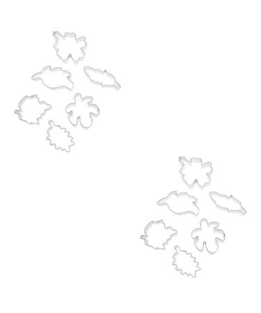 MAGICLULU Baking Mold 12 Pcs 430 Fondant Molds Dessert Fudge Stainless Steel Molds mediumx2pcs Silverx2pcs