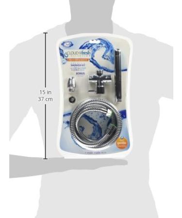 Deluxe Enema Douche Premium Shower Kit - 2 Tips & 6ft Flexible Hose for Ultimate Comfort | International Shipping Available - Buy Online on GoSupps.com